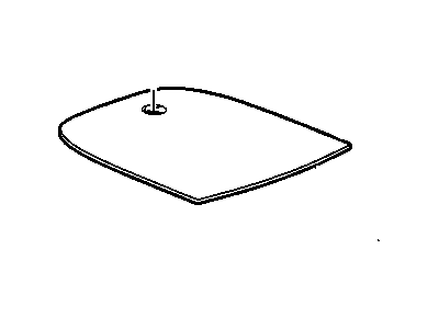 Cadillac 15825402 PANEL,REAR COMPARTMENT SPARE WHEEL STOWAGE COVER