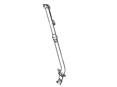 GMC 19331796 BELT KIT,DRIVER SEAT (RETRACTOR SIDE)(W/PRE-TENSIONER)(INCLUDES 4,5,7)(GREY)