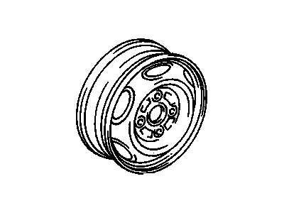 2002 Chevy Prizm Spare Wheel - 94853758