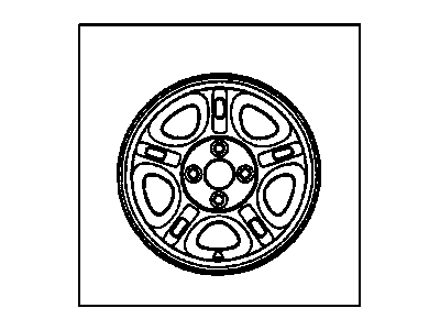 2002 Chevy Prizm Spare Wheel - 94859255