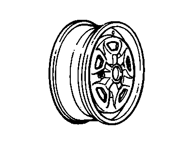 Oldsmobile 10172901 Wheel Styled