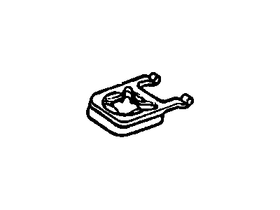 Oldsmobile 12504897 HOLDER,FRONT SEAT ARMREST CUP(SINGLE CUPHOLDER)