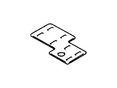 91175413 GM Battery Tray Insulator Illustration 1 of 1