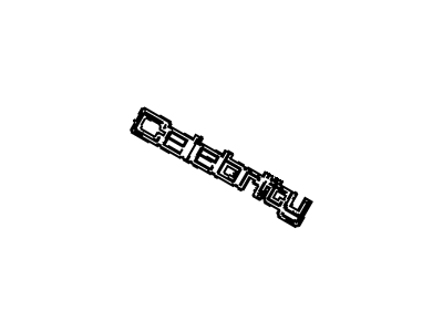 Chevy 20602991 Nameplate