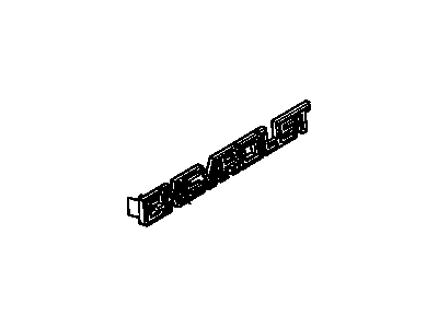 Chevy 20481576 Nameplate