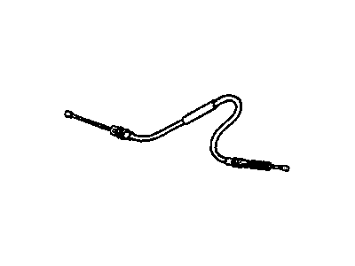 Cadillac DeVille Parking Brake Cable - 25718831