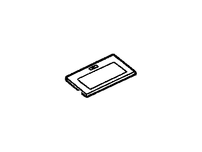 12535250 GM Visor Mirror, Gray Illustration 1 of 1