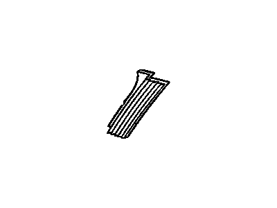 16605052 GM Applique, Rear Passenger Side Illustration 1 of 1