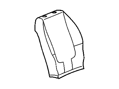 15239251 GM Cover, Front Seat Back And Back Of Back Illustration 1 of 1