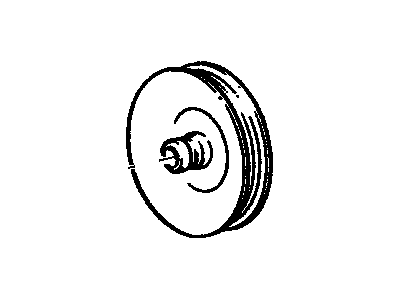 GMC 12605677 PULLEY,P/S PUMP(PHYSICAL IDENTIFICATION CODE 4004 & 5677)