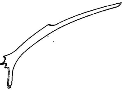 Buick 22642187 Windshield Pillar Trim