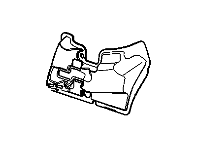 Buick 23210468 INSULATOR,FRONT COMPARTMENT SIDE