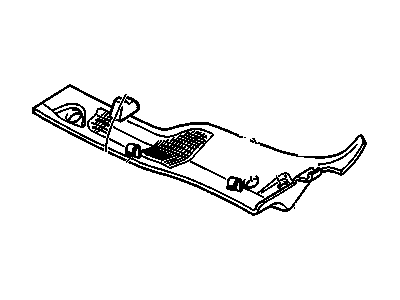 Pontiac 10327412 Cowl Grille