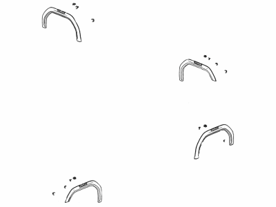 Chevy 84853332 MOLDING PKG,REAR WHEEL OPENING & FRONT FENDER(INCLUDES 2-12)(CHERRY BOMB TINT 1)(INSTALL 1.10)(4.9035 KG)