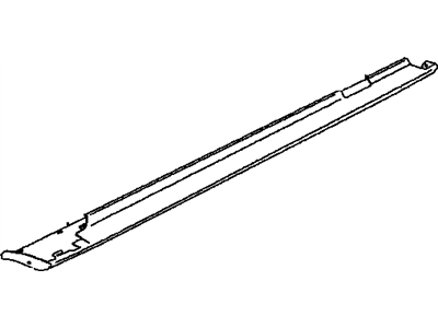 Saturn 21112412 Rocker Molding