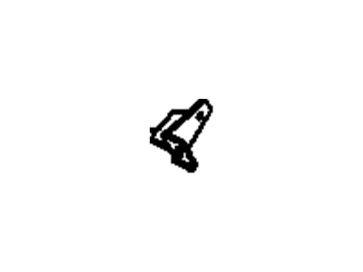 25513059 GM Front Panel Mount Bracket Illustration 1 of 1