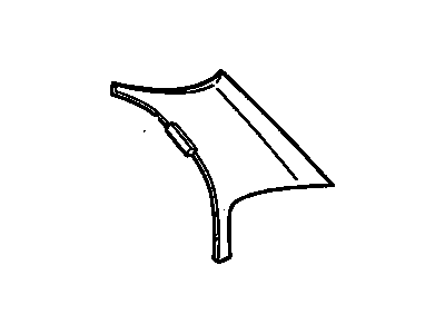 Buick 22643473 Upper Quarter Trim