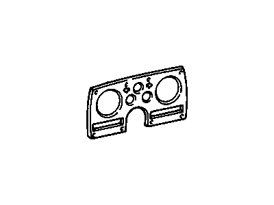 Chevy 10089415 Gauge Cluster Plate