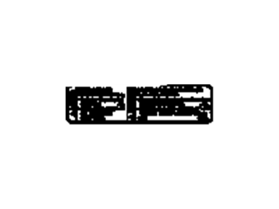 Buick 20757892 LABEL,LIFT GATE WARNING(MOVING PARTS)(NON-ASM)