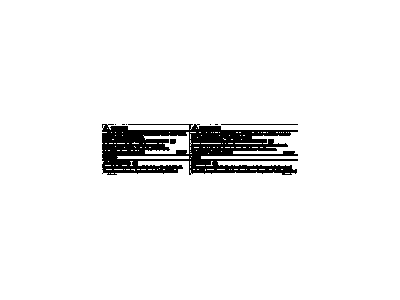 20758184 GM Label, Emissions And Cautions Illustration 1 of 1