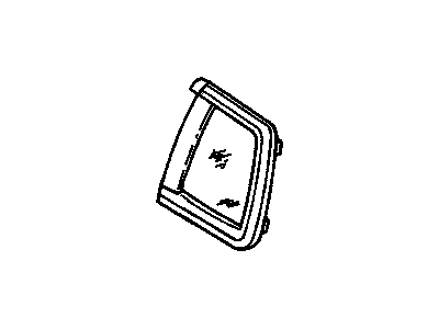 3544734 GM Window Molding, Passenger Side Illustration 1 of 1