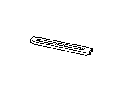 20312881 GM Sill Plate, Black, Front Illustration 1 of 1