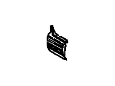 Oldsmobile 88891278 Rear Molding