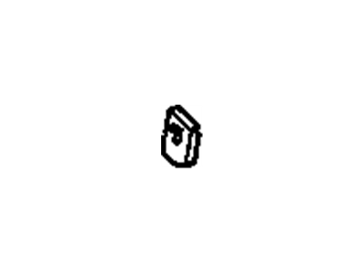 GM 20346025 Striker Reinforcement, Driver Side 20346025 GM Striker Reinforcement, Driver Side Illustration 1 of 1