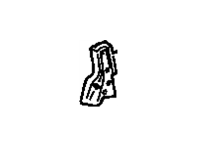 GM 20312228 Reinforcement, Passenger Side 20312228 GM Reinforcement, Passenger Side Illustration 1 of 1