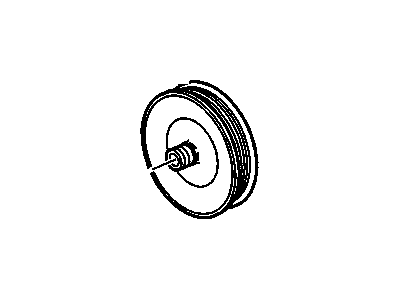 Chevy 12605677 PULLEY,P/S PUMP(PHYSICAL IDENTIFICATION CODE 4004 & 5677)