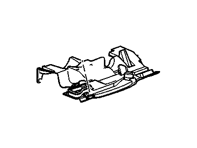 GM 25741653 Insulator, Instrument Panel 25741653 GM Insulator, Instrument Panel Illustration 1 of 1