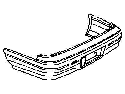 Pontiac 25553407 Bumper Cover