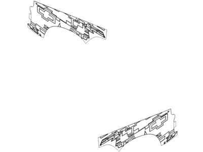 GM 85146630 Decal Package-Side *Black 85146630 GM Decal Package-Side *Black Illustration 1 of 1