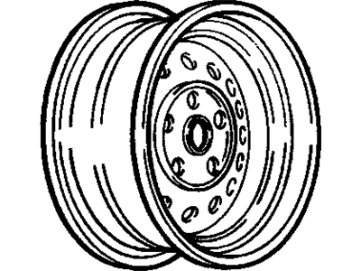 Chevy 9591794 Wheel, Steel