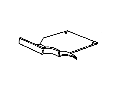 GMC 15560302 MAT PKG, FRONT TWIN RUBBER (1987-89 MAPLE-77I W/B37)(INCLUDES LH & RH)
