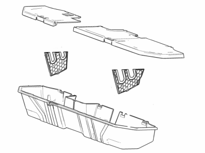 GM 84085248 Compartment, Body Interior Trim, Black GM 84085248 Compartment, Body Interior Trim, Black