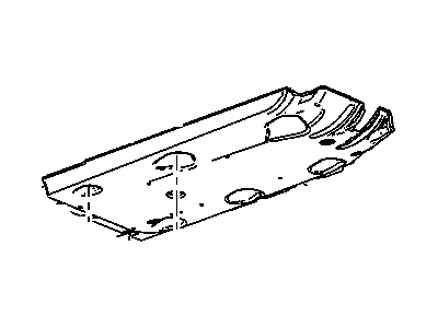 Buick 23134421 DEFLECTOR,UNDERBODY FRONT AIR(INCLUDES 8,10)