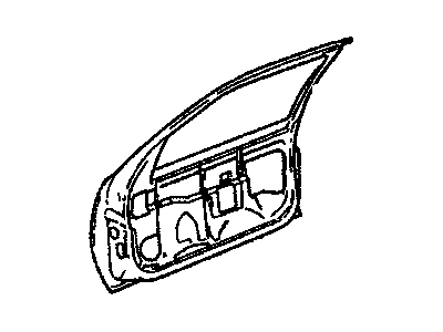 Pontiac 12528600 Door Shell