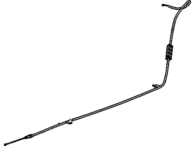 2005 Cadillac CTS Parking Brake Cable - 15262842