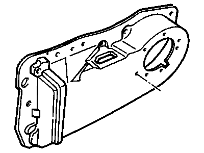Cadillac 89019294 Barrier