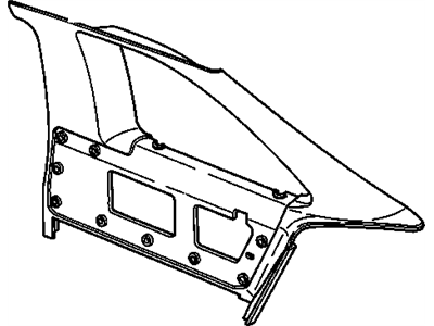 Chevy 12398574 Window Trim