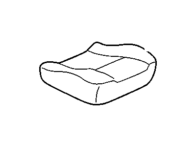 Chevy 89042269 COVER,PASSENGER SEAT CUSHION(EBONY)