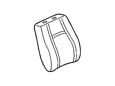 Chevy 19151345 COVER,PASSENGER SEAT BACK(EBONY)(SEAT BACK TRIM BOTTOM TOEKICK= CARPET)(1ST DESIGN SEE 89042271)