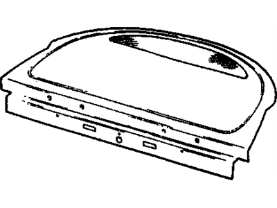 Cadillac 24406062 Package Tray Trim