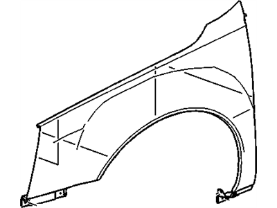 Cadillac 15818621 FENDER,FRONT