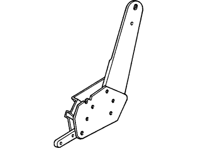 GM 16792244 Recliner, Front Passenger Side 16792244 GM Recliner, Front Passenger Side Illustration 1 of 1