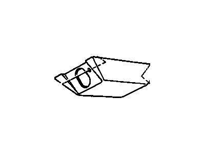 20713235 GM Package Tray Lower Cover Illustration 1 of 1