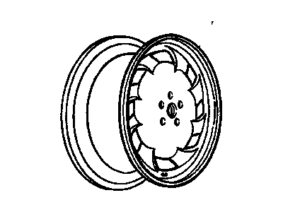 Oldsmobile 88 Spare Wheel - 12519661