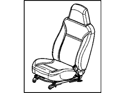 GM 25994636 Seat, Am6 - Front Split Bench, Passenger Side