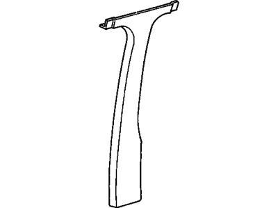 GM 10171683 Center Pillar Trim, Inner Driver Side 10171683 GM Center Pillar Trim, Inner Driver Side Illustration 1 of 1